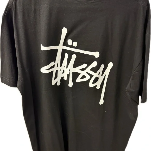 Stussy Black Short Sleeve Tee-like new - Picture 2 of 4